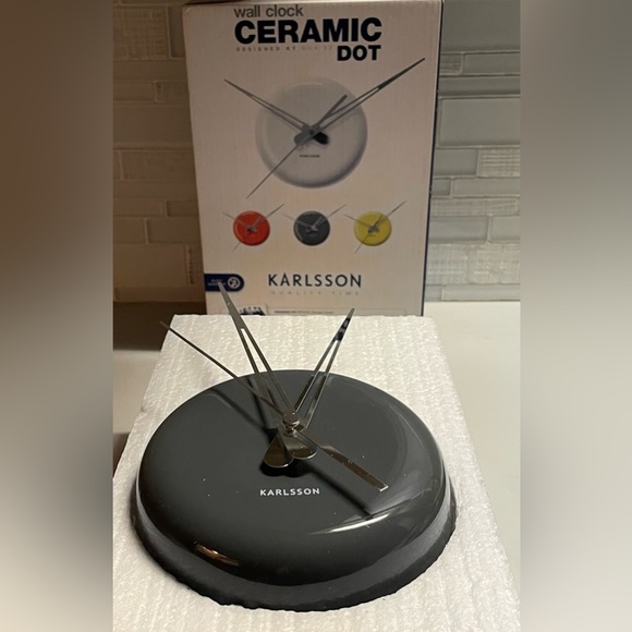 Ceramic wall clock - Picture 1 of 2